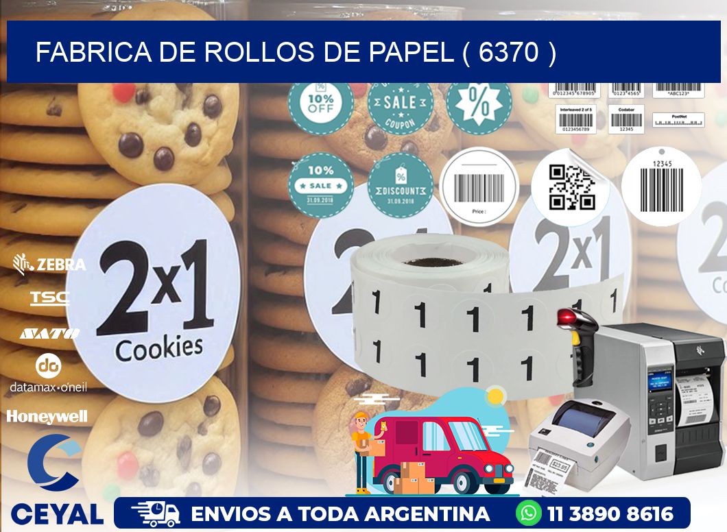 FABRICA DE ROLLOS DE PAPEL ( 6370 )