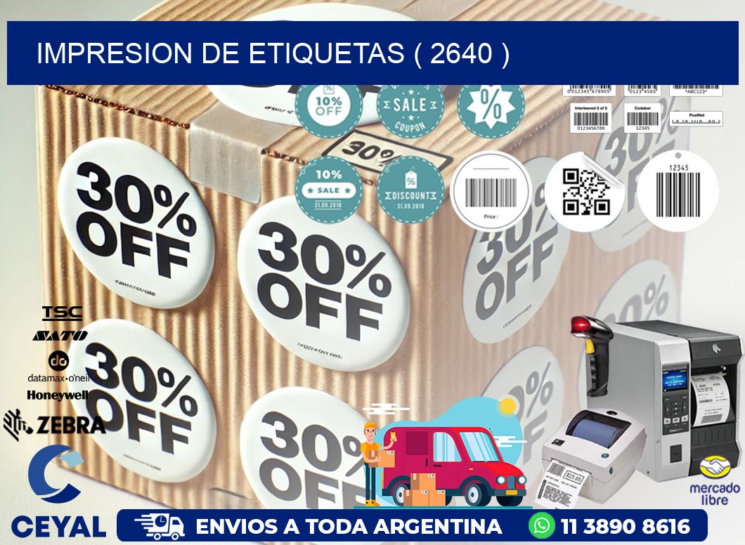IMPRESION DE ETIQUETAS ( 2640 )
