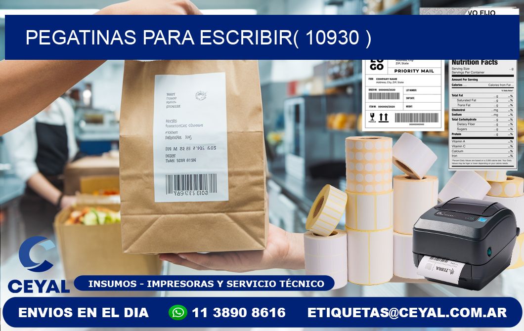 PEGATINAS PARA ESCRIBIR( 10930 )