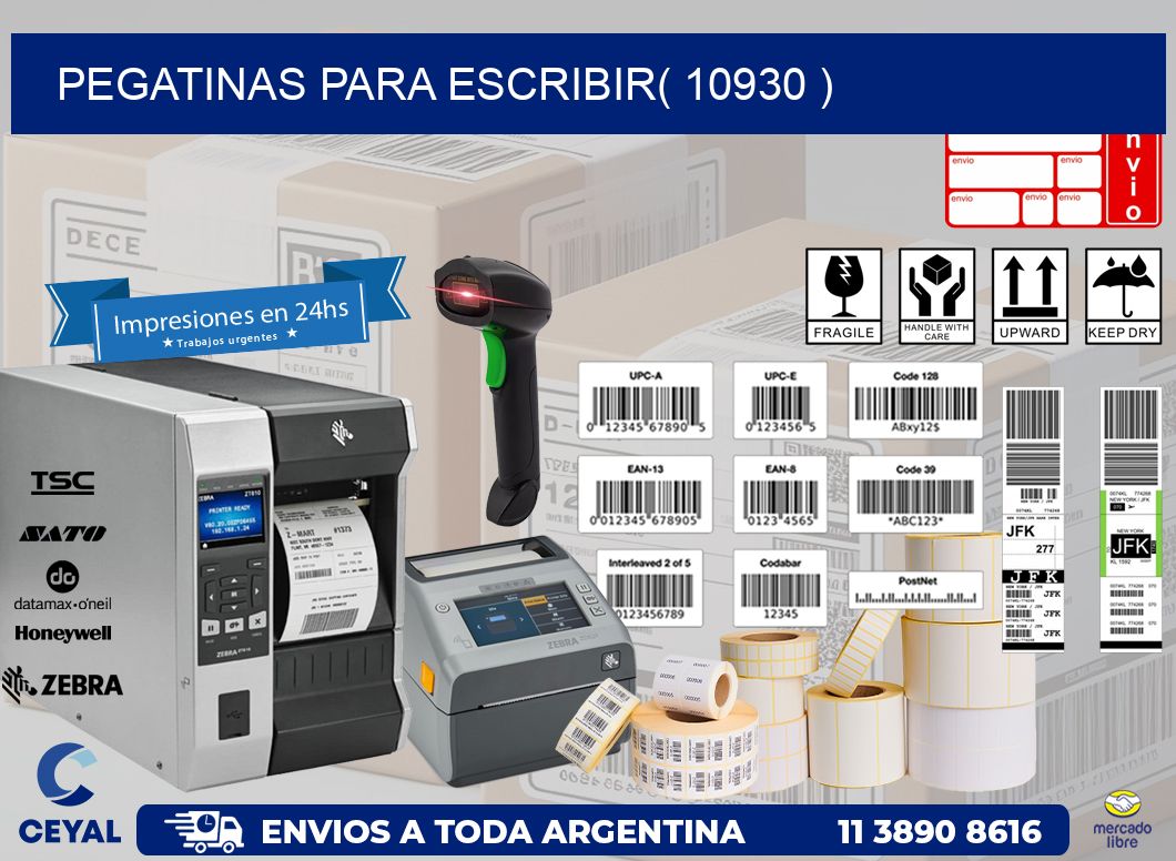 PEGATINAS PARA ESCRIBIR( 10930 )