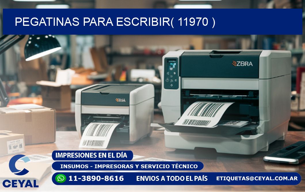 PEGATINAS PARA ESCRIBIR( 11970 )