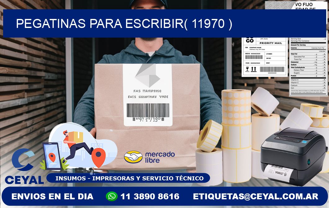 PEGATINAS PARA ESCRIBIR( 11970 )