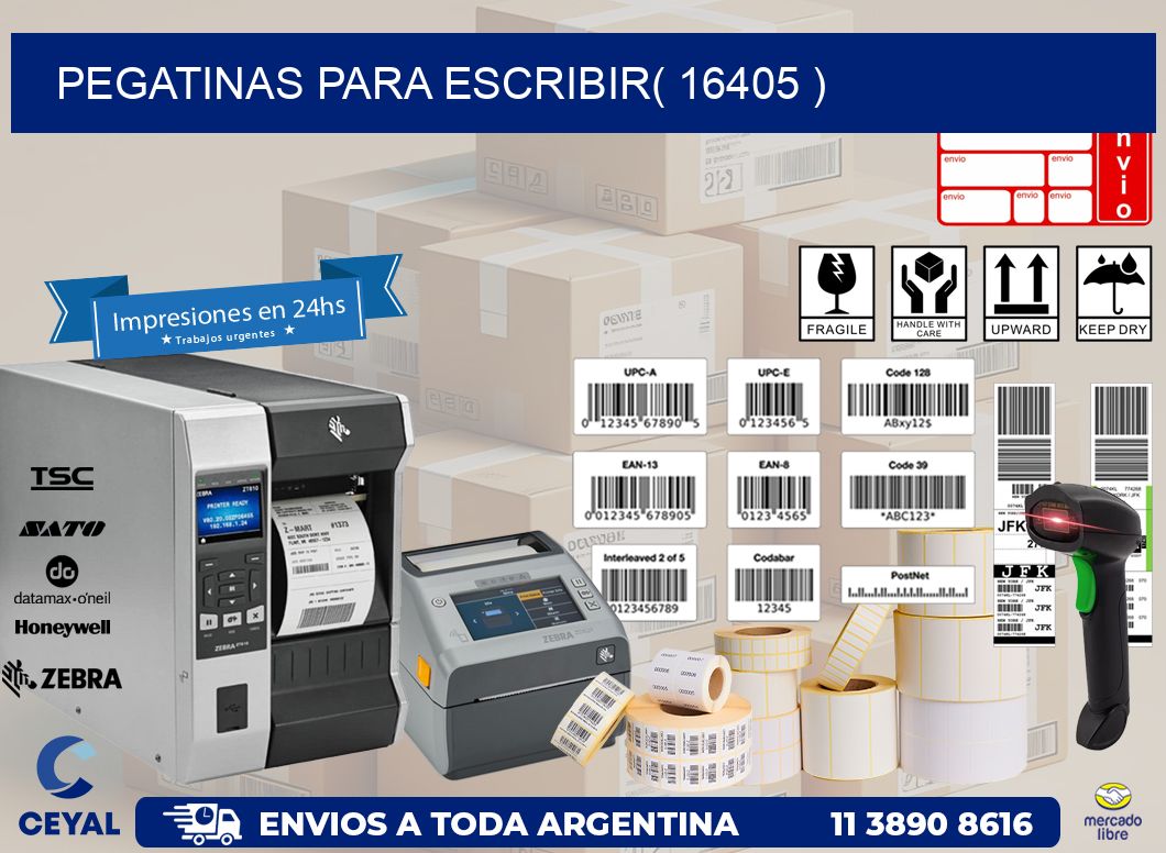 PEGATINAS PARA ESCRIBIR( 16405 )