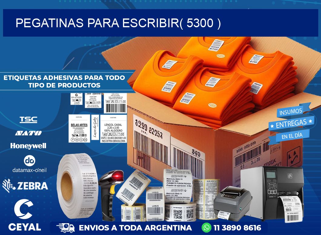 PEGATINAS PARA ESCRIBIR( 5300 )