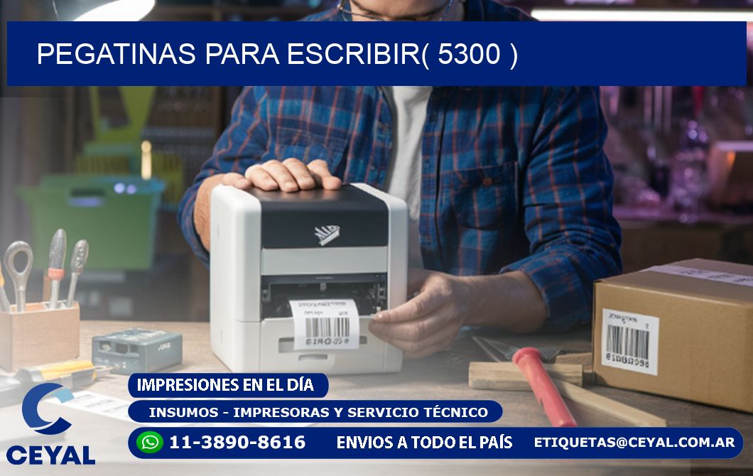PEGATINAS PARA ESCRIBIR( 5300 )