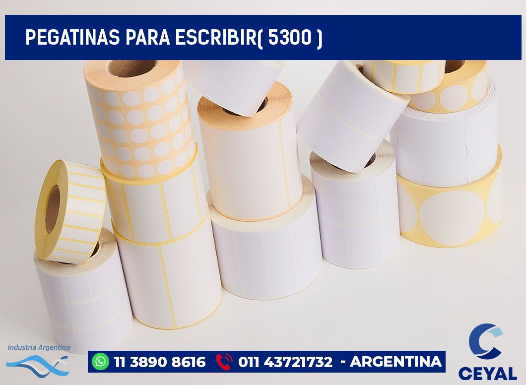 PEGATINAS PARA ESCRIBIR( 5300 )