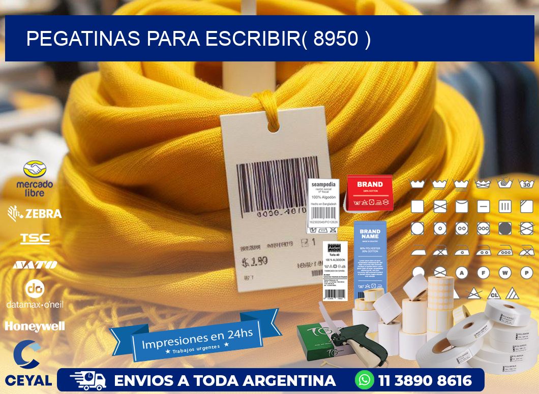 PEGATINAS PARA ESCRIBIR( 8950 )