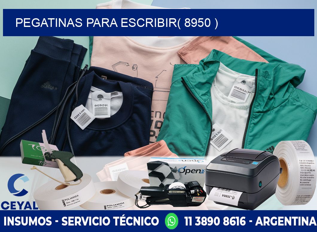 PEGATINAS PARA ESCRIBIR( 8950 )