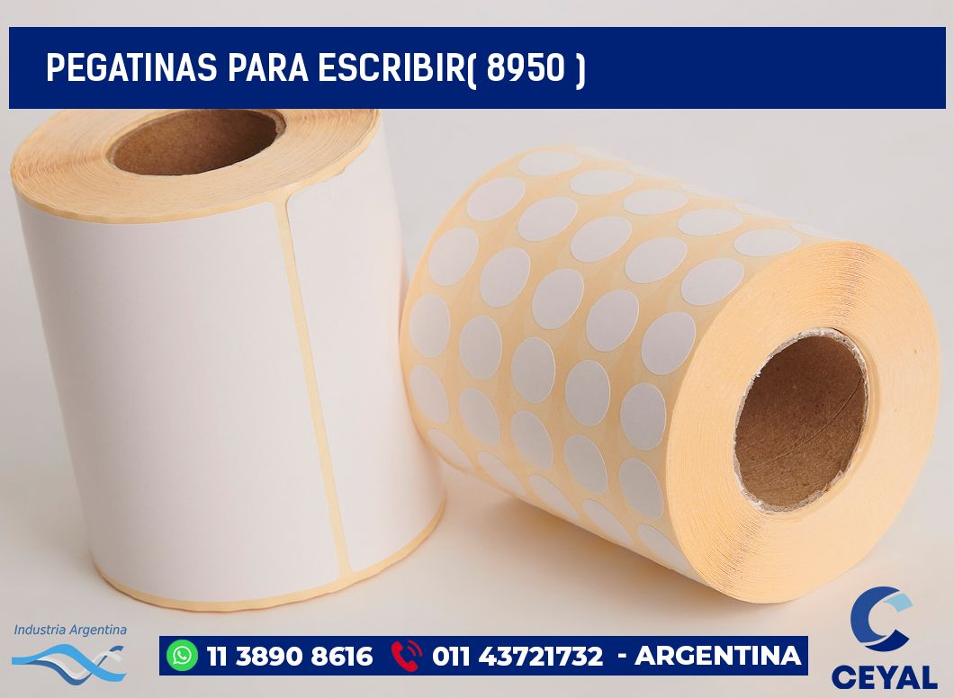 PEGATINAS PARA ESCRIBIR( 8950 )