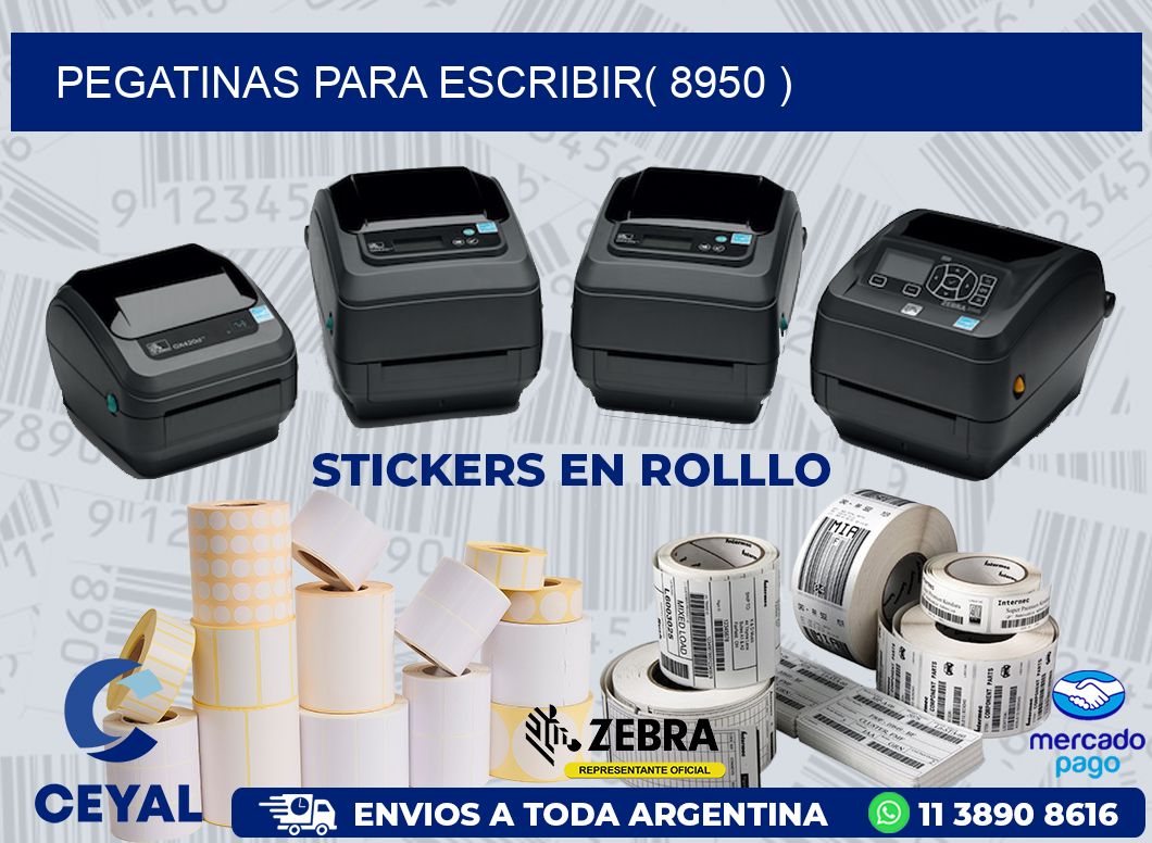 PEGATINAS PARA ESCRIBIR( 8950 )