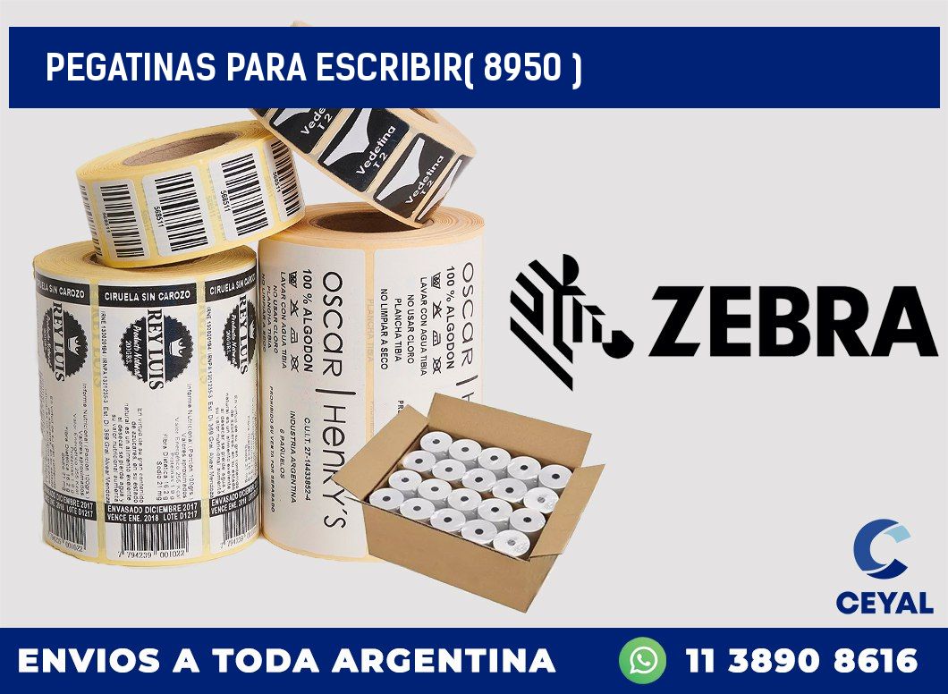 PEGATINAS PARA ESCRIBIR( 8950 )