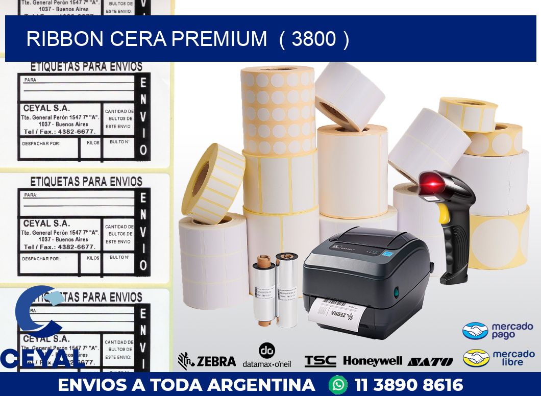 RIBBON CERA PREMIUM  ( 3800 )