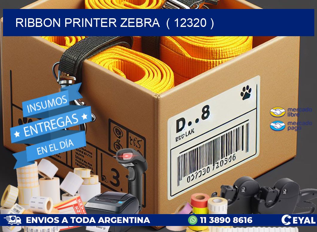 RIBBON PRINTER ZEBRA  ( 12320 )