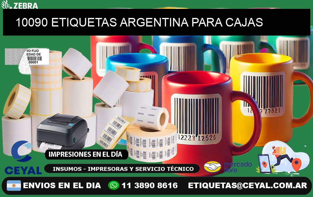 10090 ETIQUETAS ARGENTINA PARA CAJAS