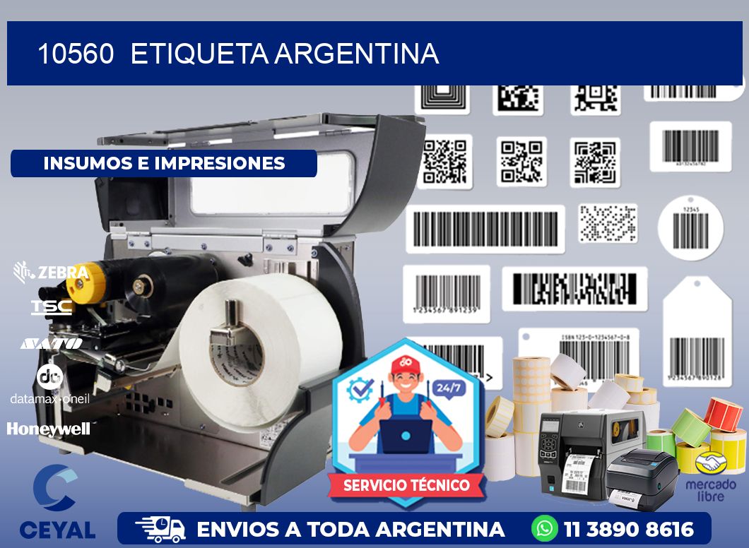 10560  ETIQUETA ARGENTINA