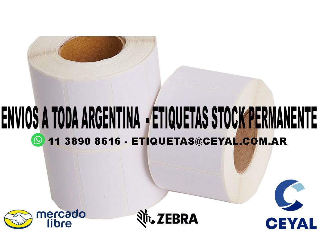 1100 ETIQUETAS RIBBON 70 x 50