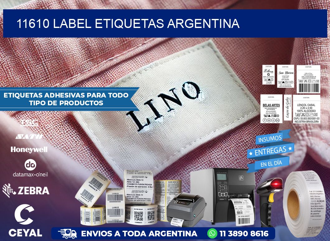 11610 LABEL ETIQUETAS ARGENTINA