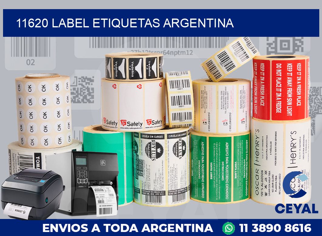 11620 LABEL ETIQUETAS ARGENTINA