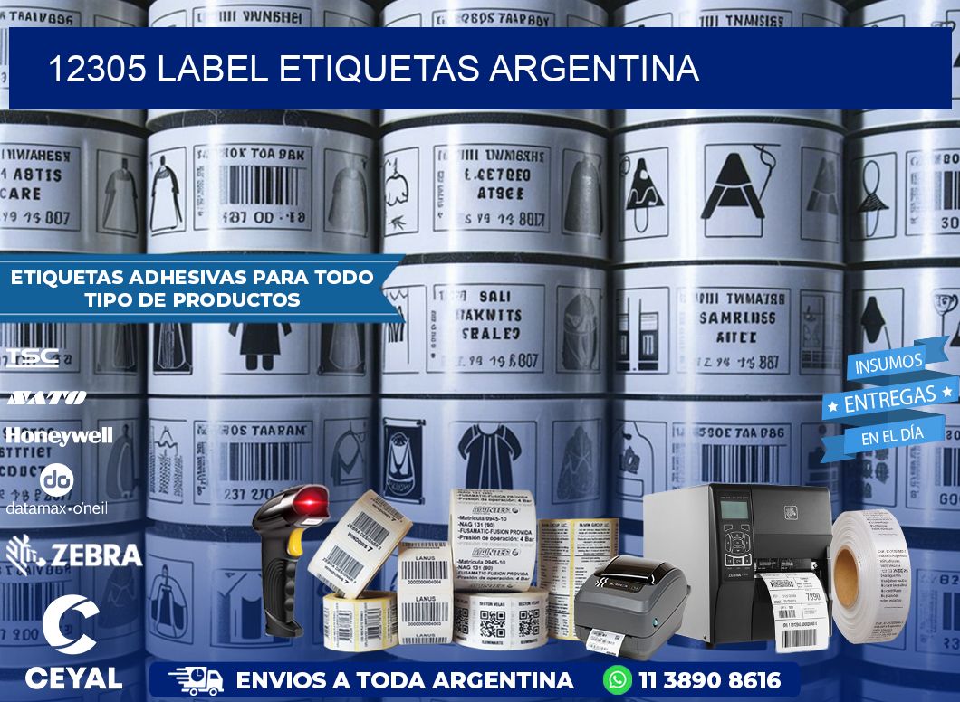 12305 LABEL ETIQUETAS ARGENTINA