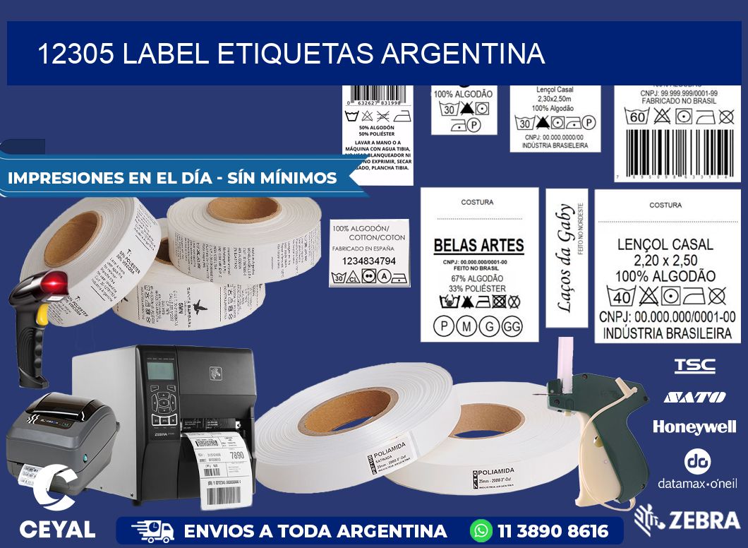 12305 LABEL ETIQUETAS ARGENTINA