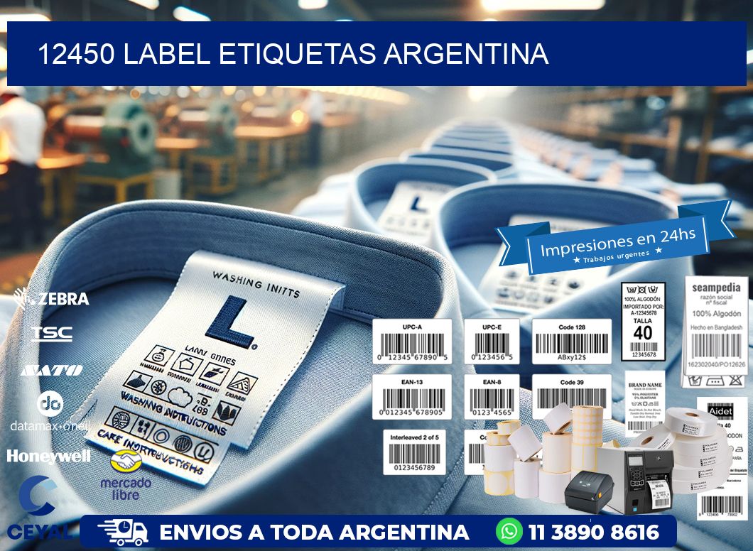 12450 LABEL ETIQUETAS ARGENTINA