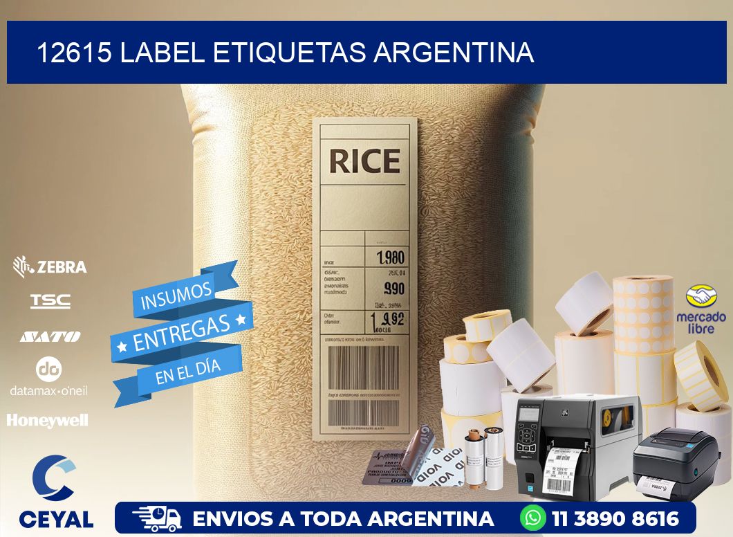 12615 LABEL ETIQUETAS ARGENTINA