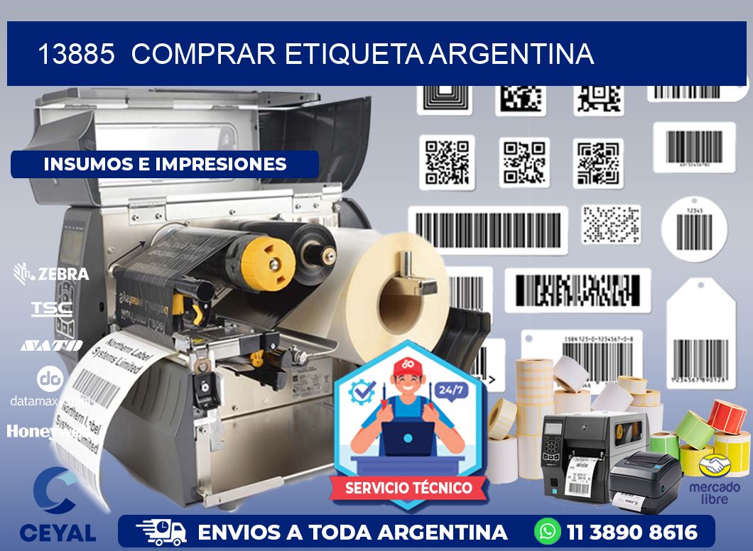 13885  COMPRAR ETIQUETA ARGENTINA