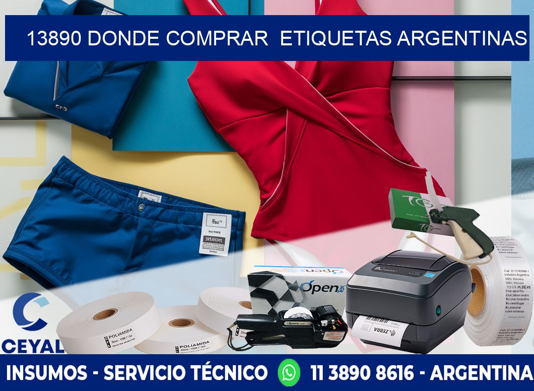 13890 DONDE COMPRAR  ETIQUETAS ARGENTINAS