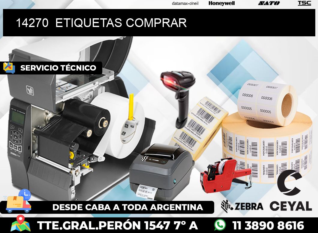 14270  ETIQUETAS COMPRAR