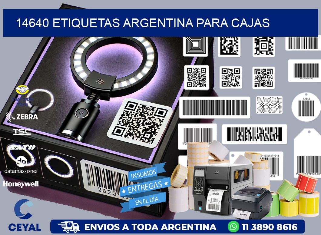 14640 ETIQUETAS ARGENTINA PARA CAJAS