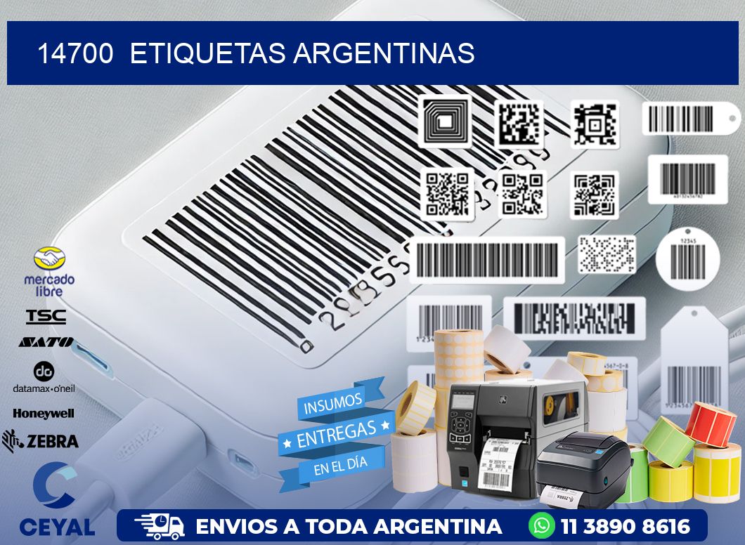 14700  ETIQUETAS ARGENTINAS