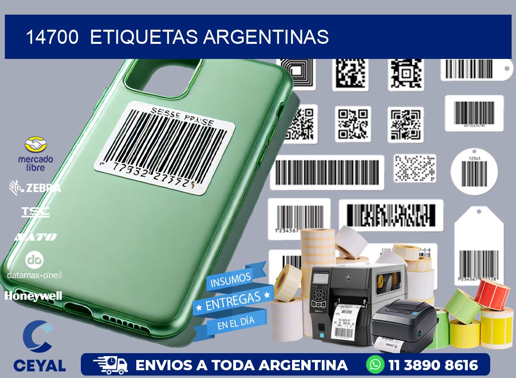 14700  ETIQUETAS ARGENTINAS