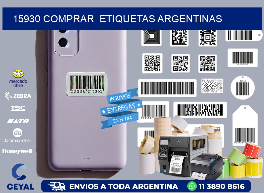 15930 COMPRAR  ETIQUETAS ARGENTINAS