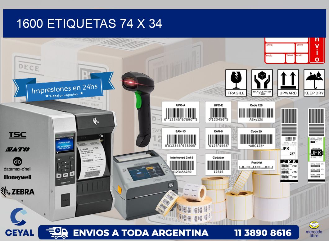 1600 ETIQUETAS 74 x 34