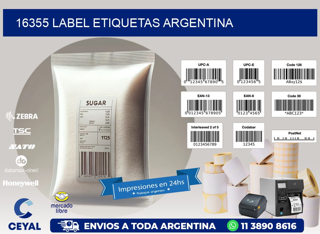 16355 LABEL ETIQUETAS ARGENTINA