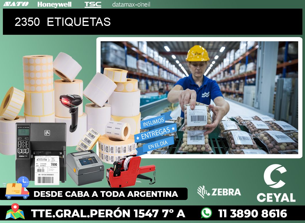 2350  ETIQUETAS