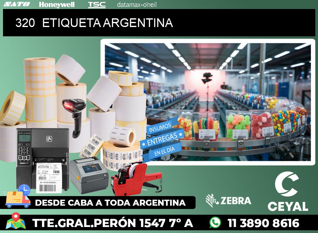 320  ETIQUETA ARGENTINA