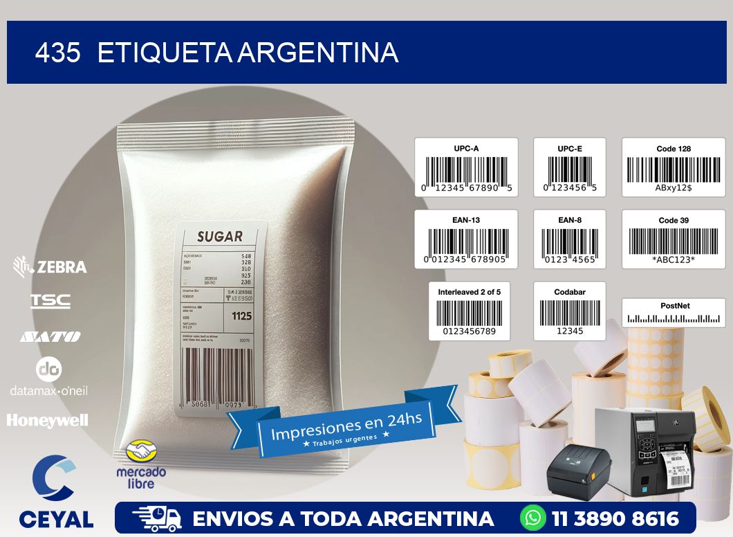 435  ETIQUETA ARGENTINA