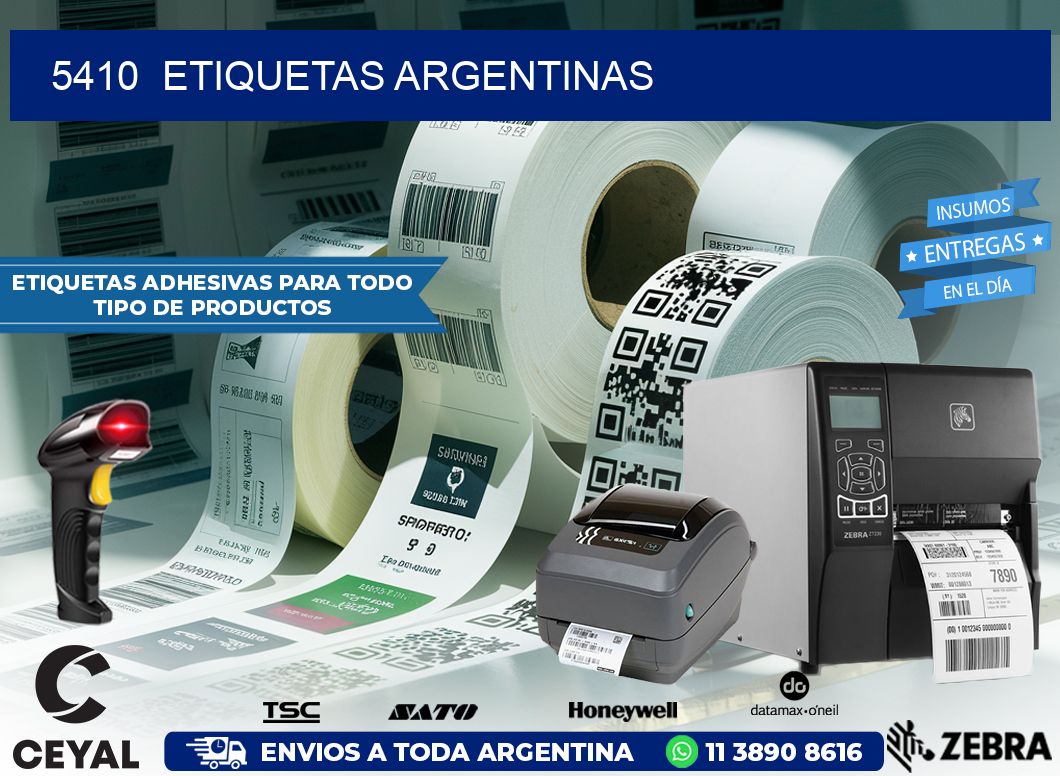 5410  ETIQUETAS ARGENTINAS