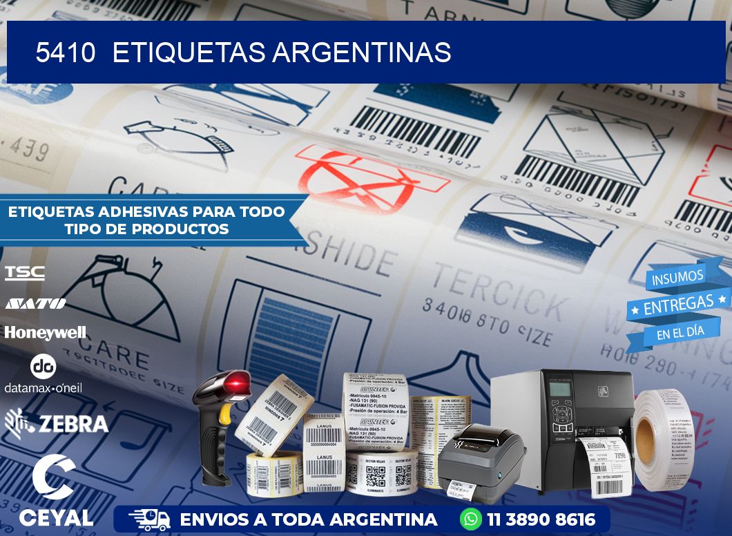 5410  ETIQUETAS ARGENTINAS