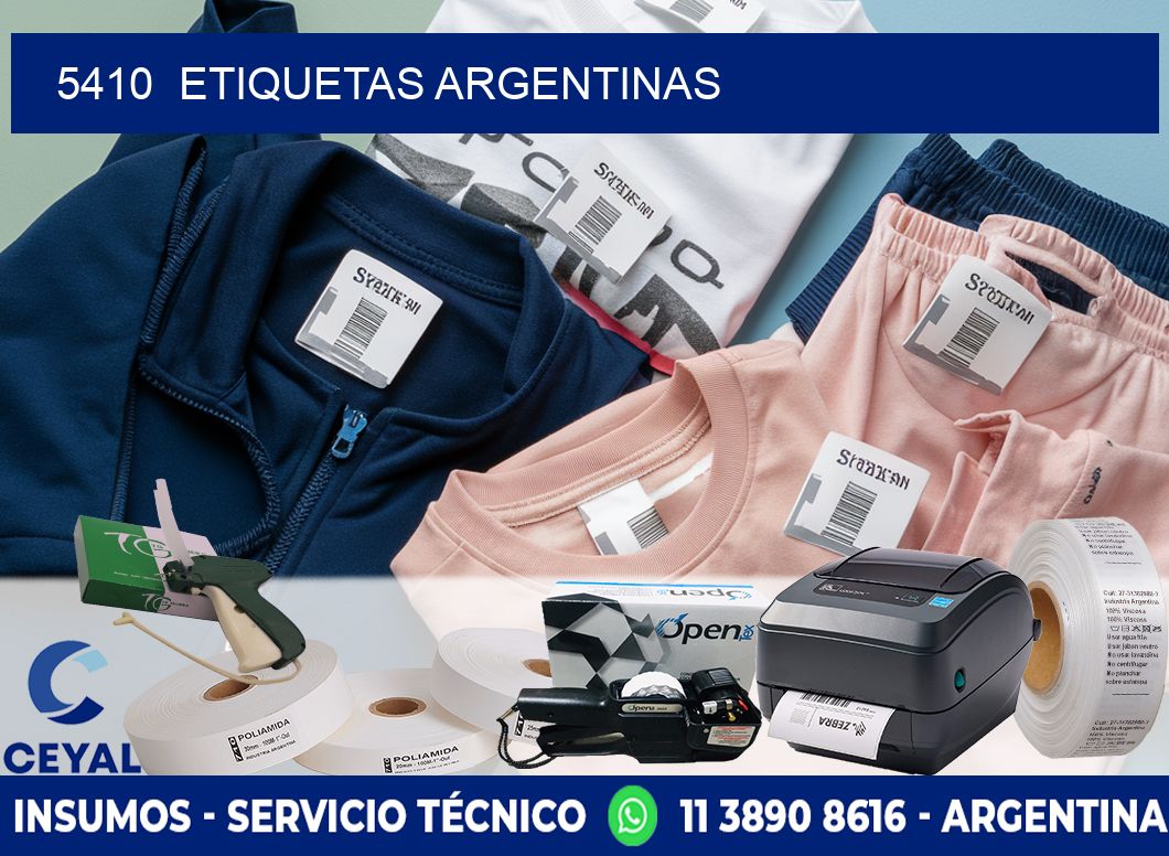 5410  ETIQUETAS ARGENTINAS