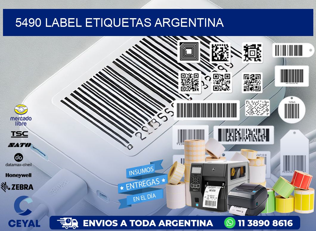 5490 LABEL ETIQUETAS ARGENTINA