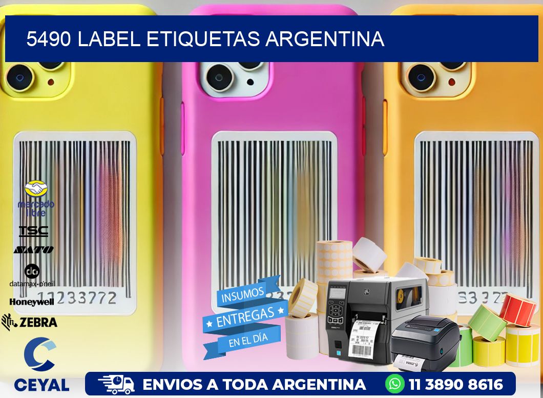 5490 LABEL ETIQUETAS ARGENTINA