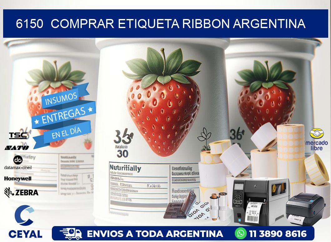 6150  COMPRAR ETIQUETA RIBBON ARGENTINA