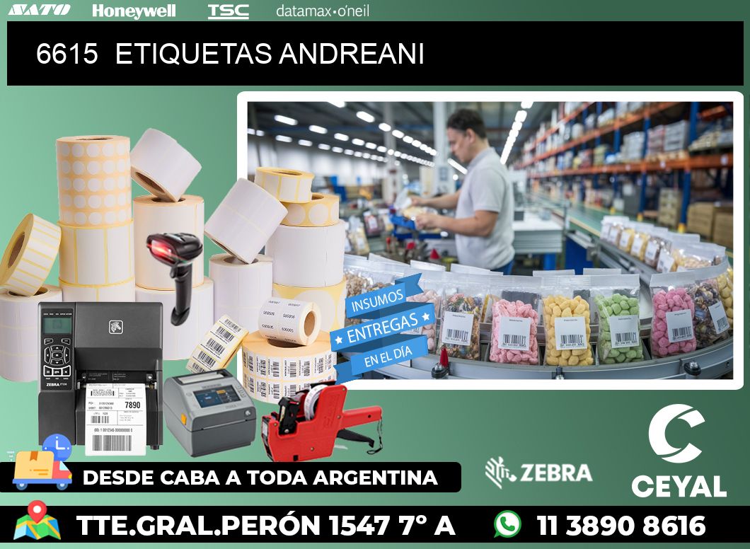 6615  ETIQUETAS ANDREANI