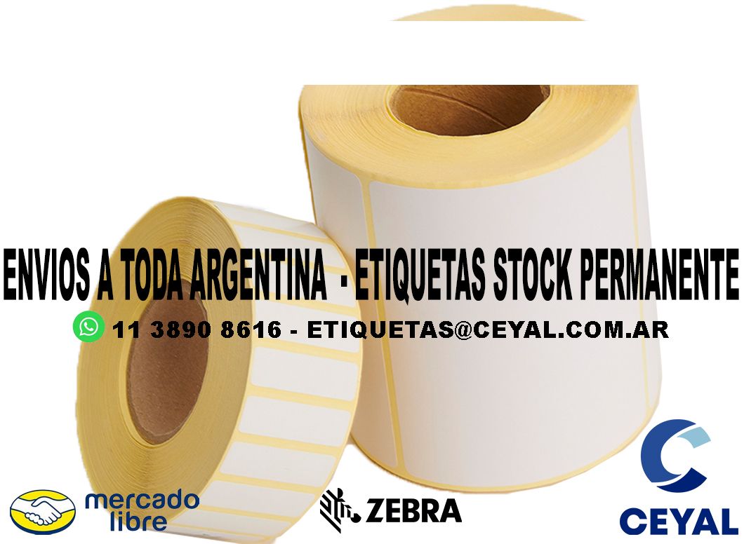 800 ETIQUETAS PEGATINA 81 x 66