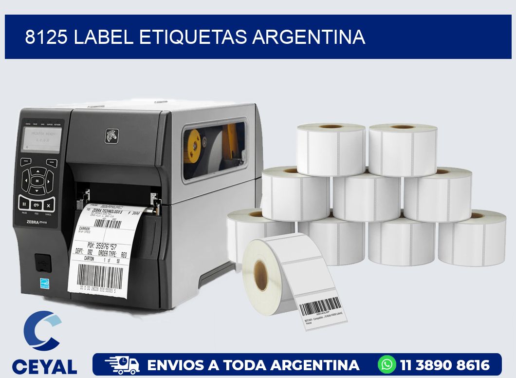 8125 LABEL ETIQUETAS ARGENTINA