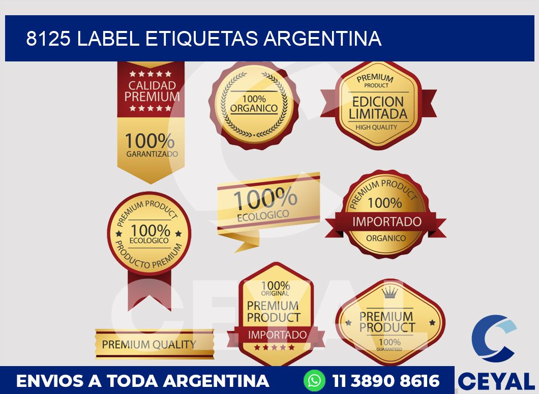 8125 LABEL ETIQUETAS ARGENTINA