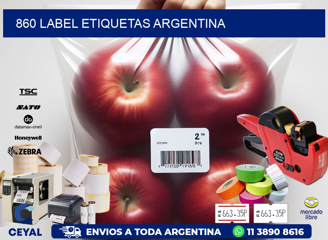 860 LABEL ETIQUETAS ARGENTINA