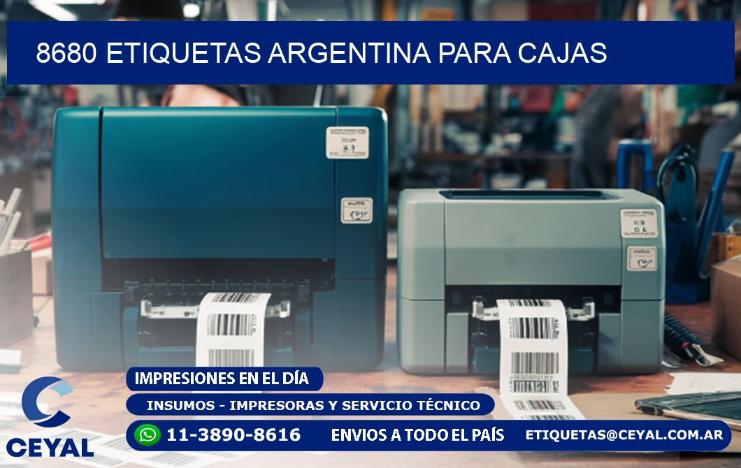 8680 ETIQUETAS ARGENTINA PARA CAJAS